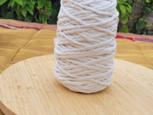 Fil peigné 1 ply – 4 mm – Bobine 500 g – Image 3
