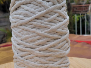 Fil peigné 1 ply – 4 mm – Bobine 500 g – Image 2
