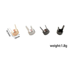 Pied de sac 10 mm gun métal – Image 3