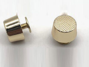 Pied de sac rivet à cône plat 13 mm doré – Image 1