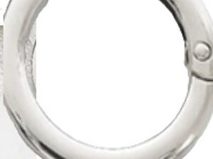 Mousqueton Anneau O pour Sac – 19 mm Métal Argenté – Image 1